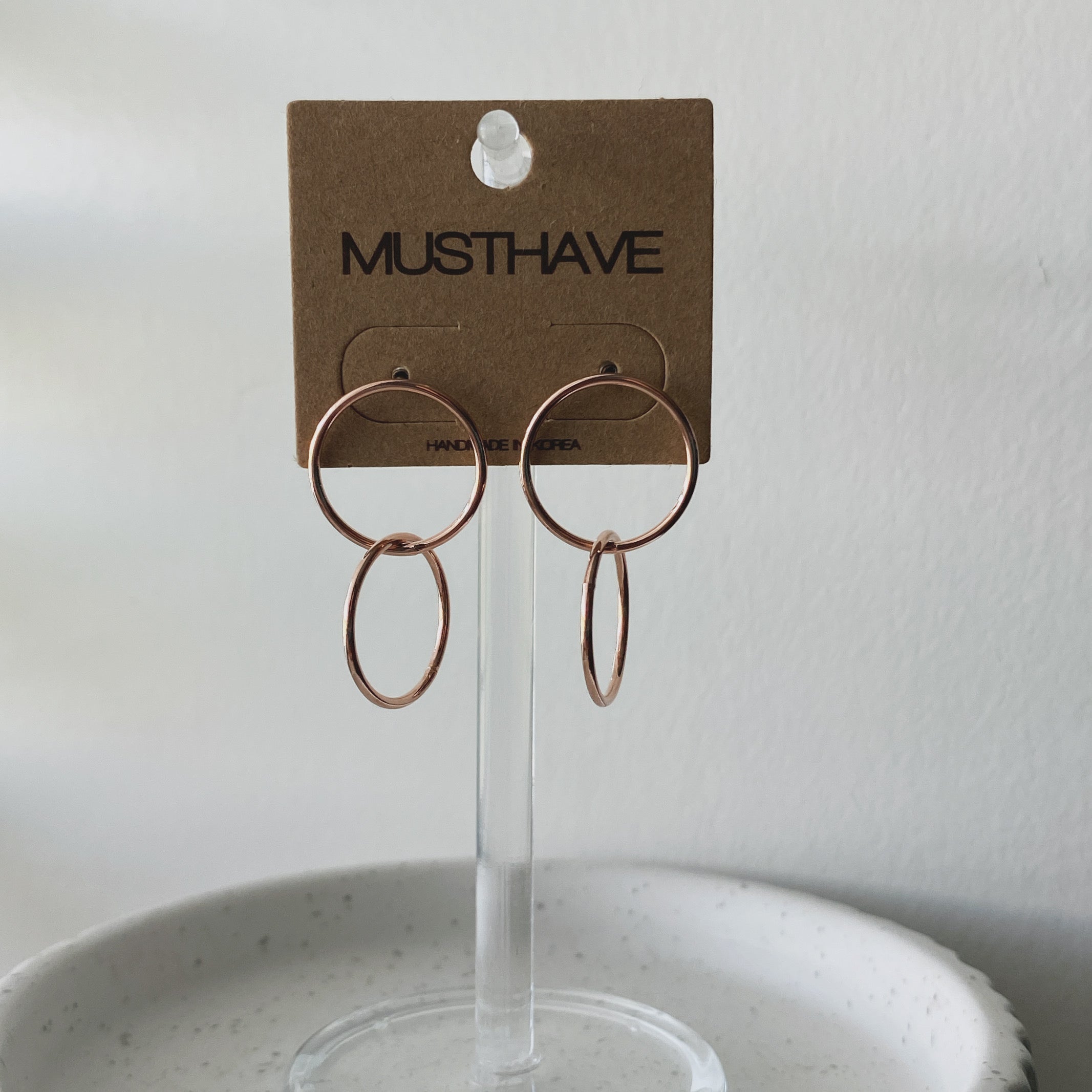 Interlocking Hoop Earrings