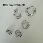 Everyday Hoop Earrings in Stainless Steel