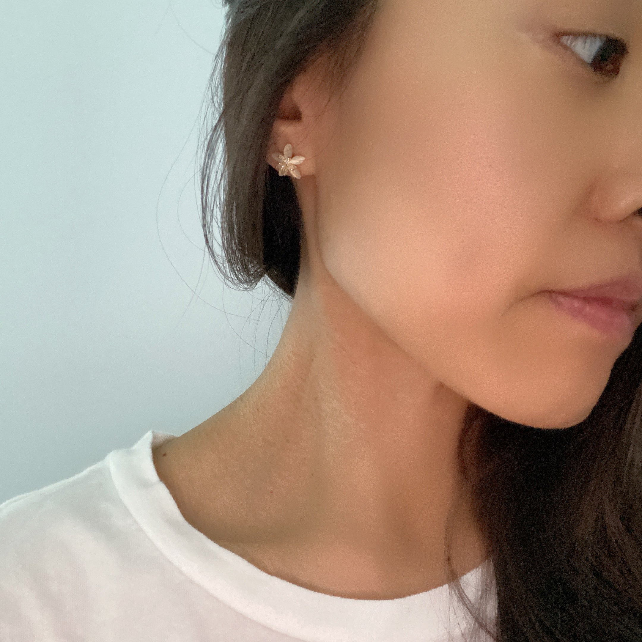 Five Petal Flower Earrings