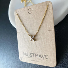 Pavé X Necklace