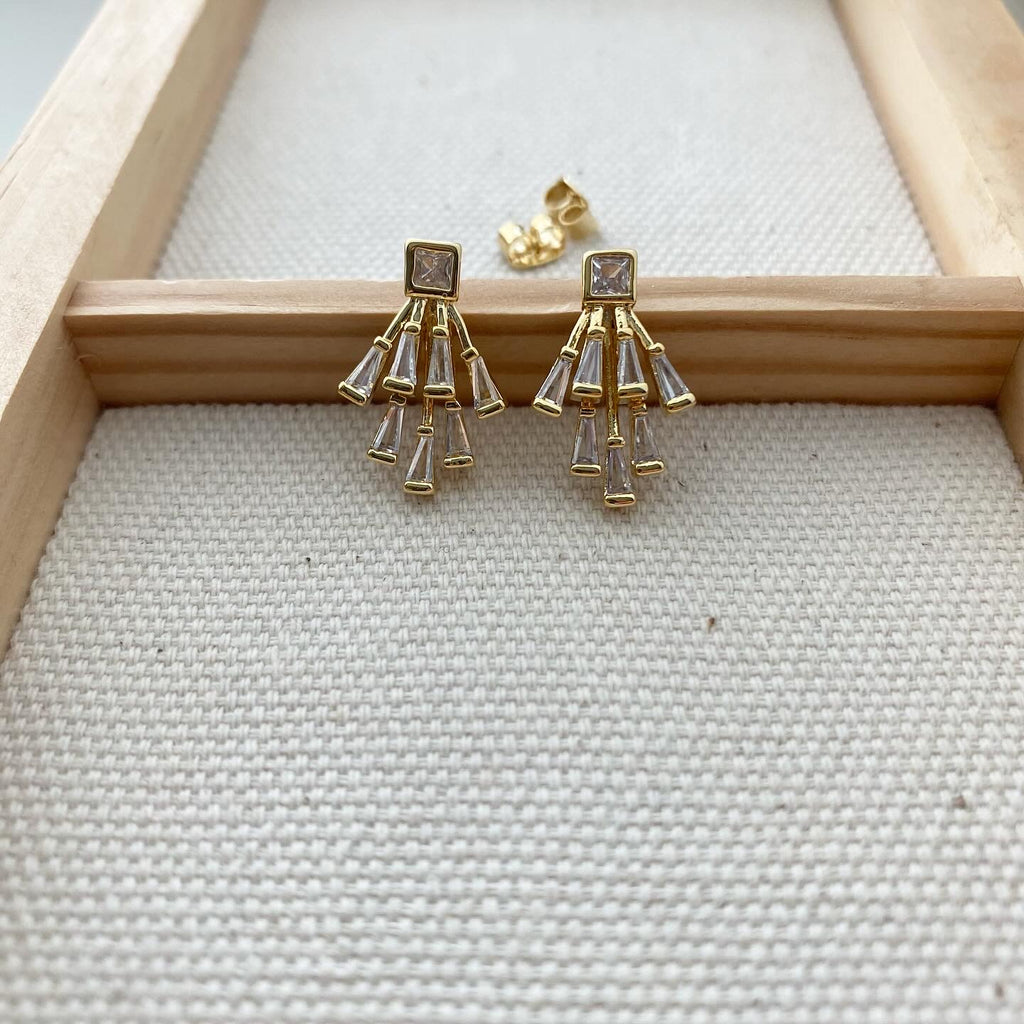Dripping Burst Earrings