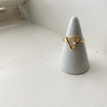 Opal Levitate Triangle Ring