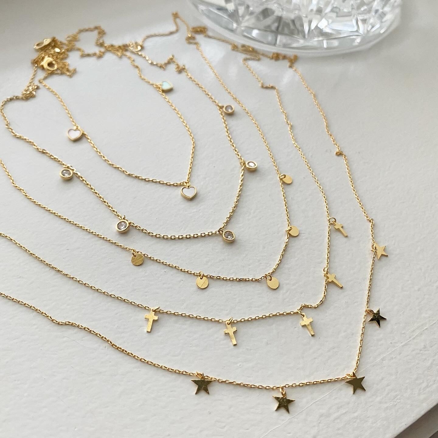 Dangling Hearts Necklace