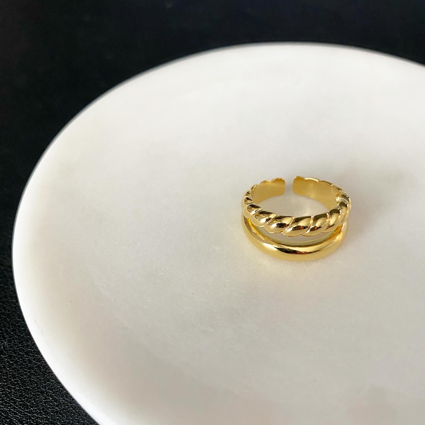 Braid Double Ring