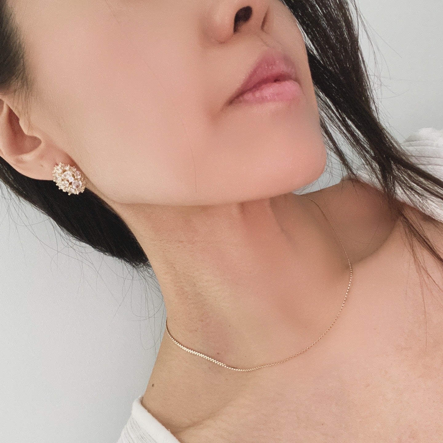 Flashy Oval Earrings