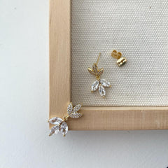 Marquise Lotus Earrings