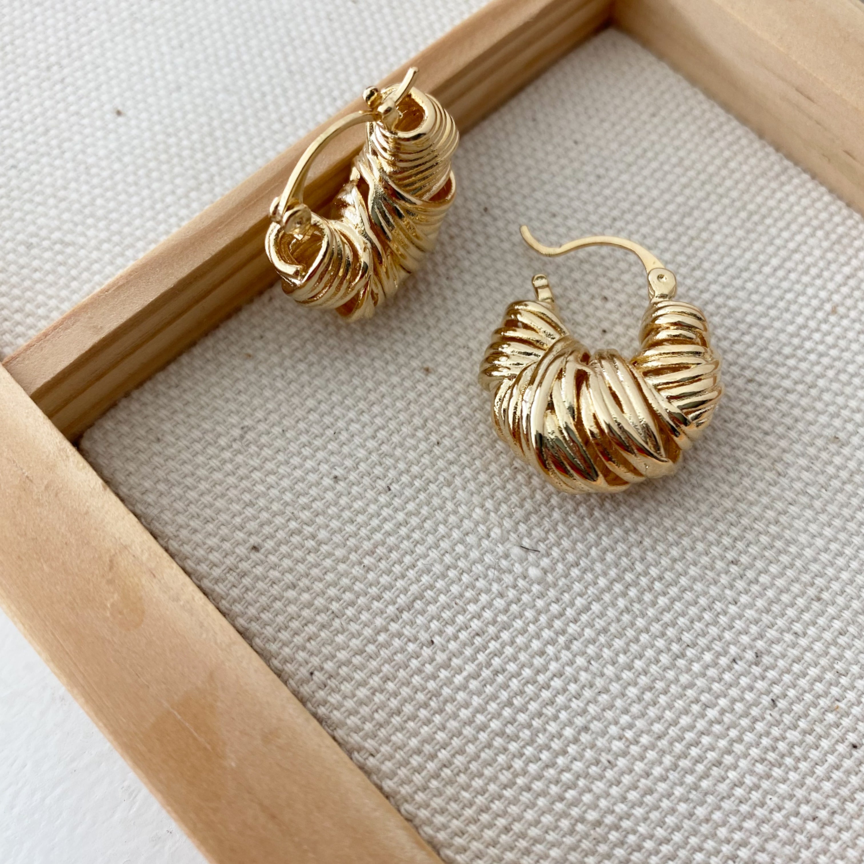 Intertwine Hoop Earrings