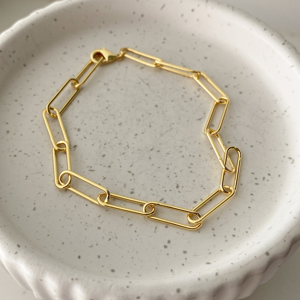 Paperclip Chain Bracelet