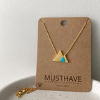 Mountain Range Gemstone Necklace