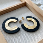 Resin Hoop Earrings