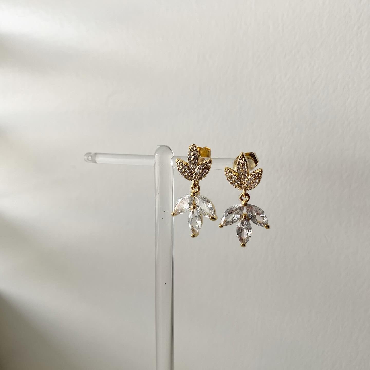 Marquise Lotus Earrings