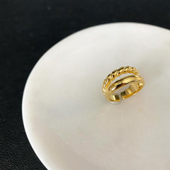 Braid Double Ring