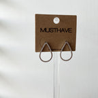 Open Teardrop Earrings