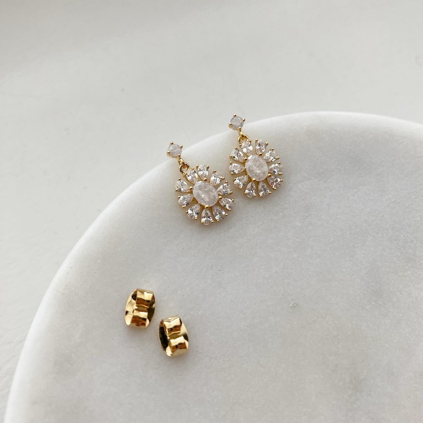 Oval Angelic Earrings