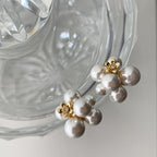 Pearl Cluster Earrings