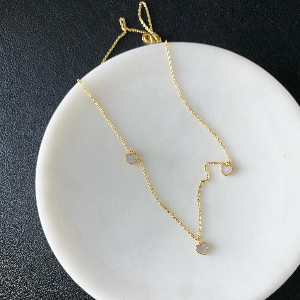 Dangling Hearts Necklace