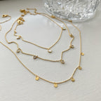 Dangling Hearts Necklace