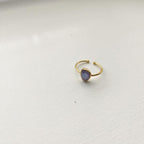 Ovalness (MOP) Poetry Plum Ring
