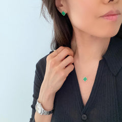Clover Leaf Pantone Necklace