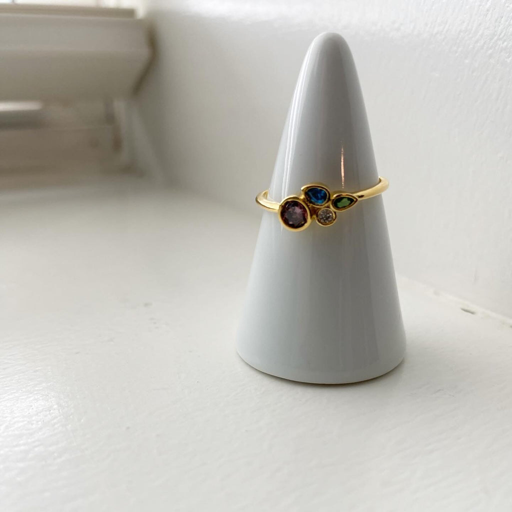 Multi Wildflowers Cluster Ring