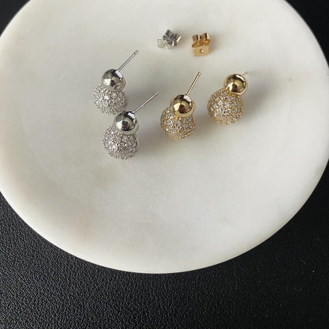 Double Double Ball Earrings