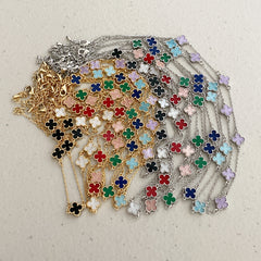 Clover 7 Motif Necklace