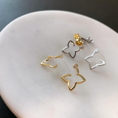 Overlap Flower Earrings