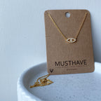 Pavé Evil Eye Necklace