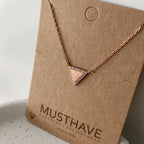 Pavé Delta Necklace