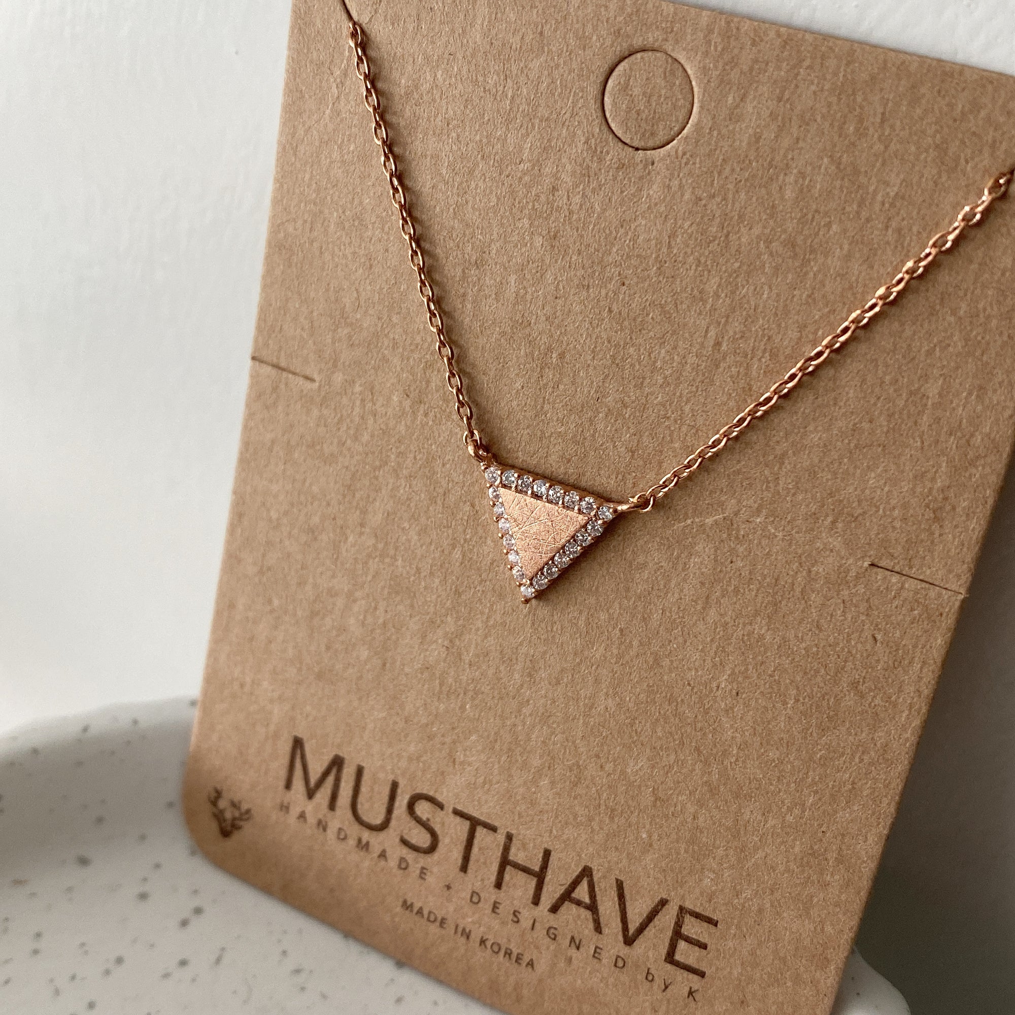 Pavé Delta Necklace
