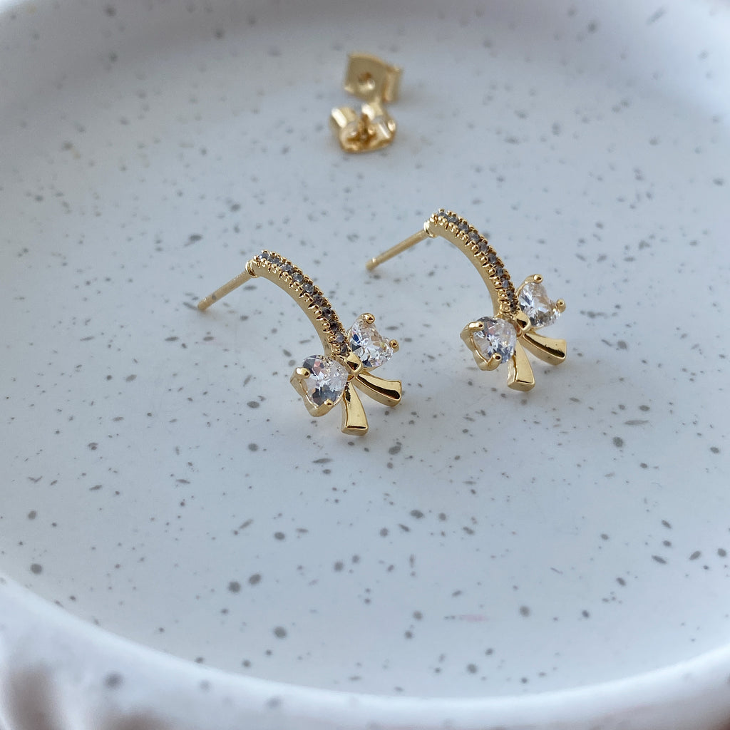 Bow Drop Earrings