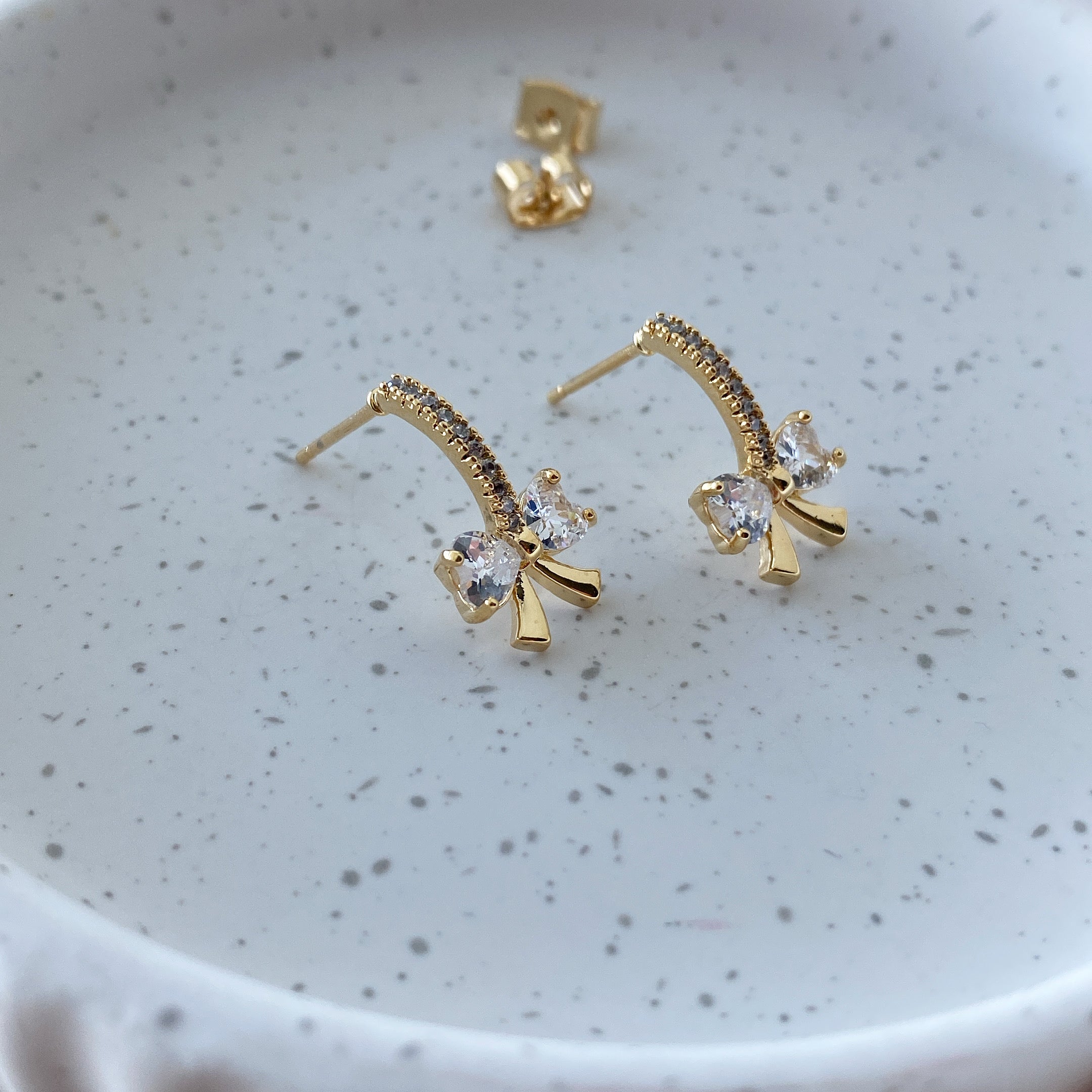 Bow Drop Earrings