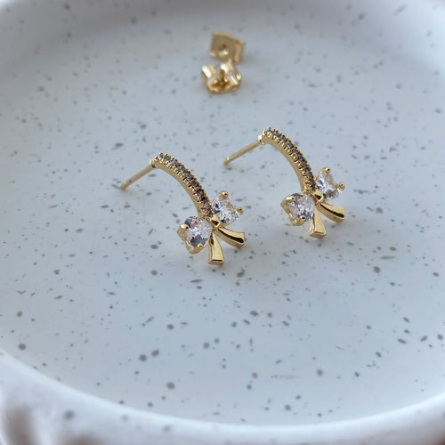 Bow Drop Earrings