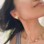 Concave Heart Earrings