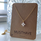 Pearl Flower Blossom Necklace