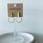 Bar Door Knocker Earrings