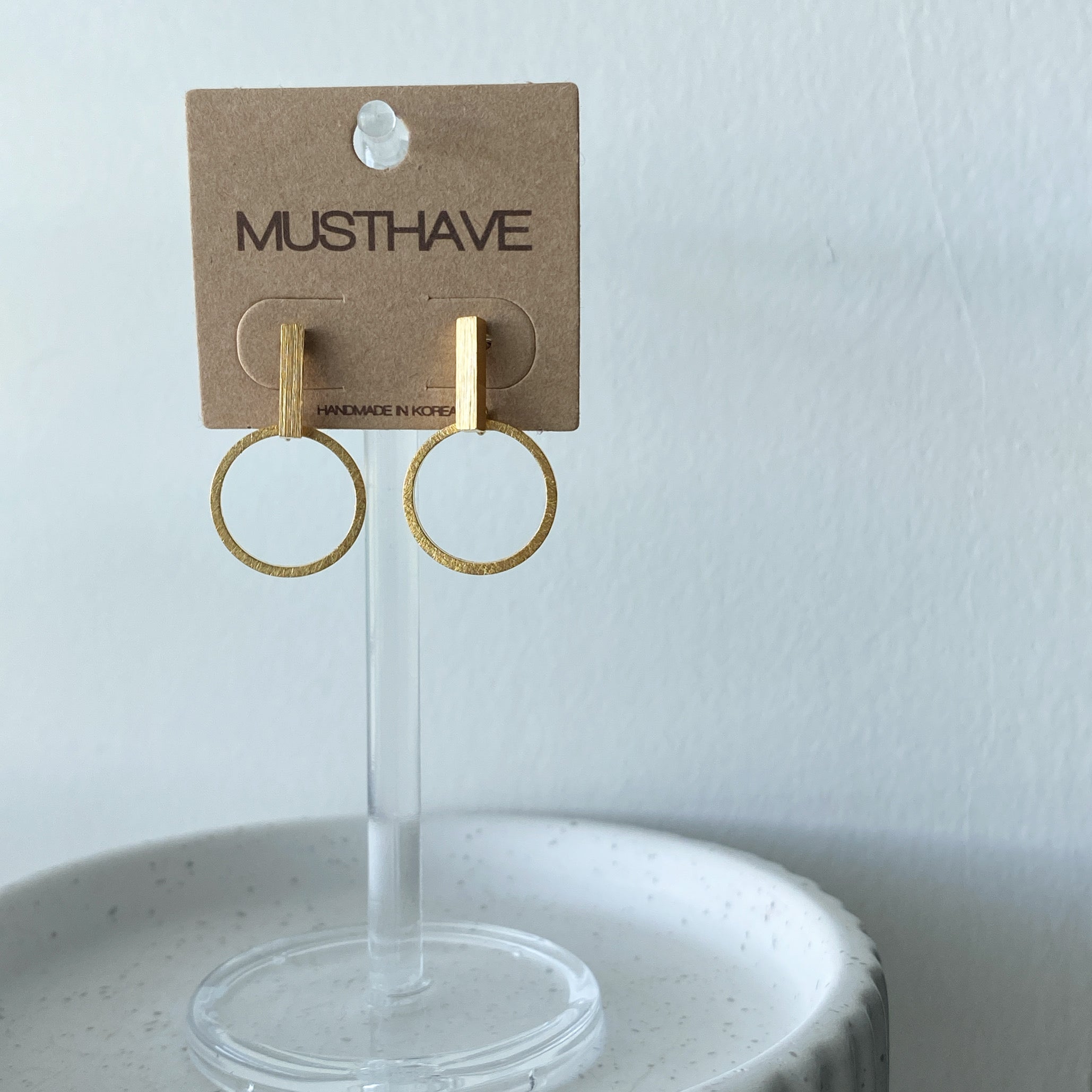 Bar Door Knocker Earrings