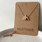 Mountain Range Gemstone Necklace