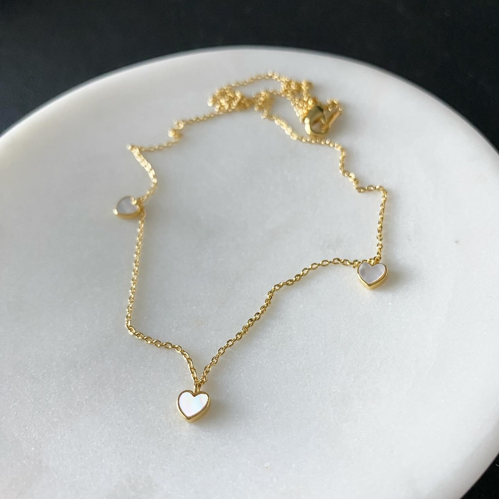Dangling Hearts Necklace