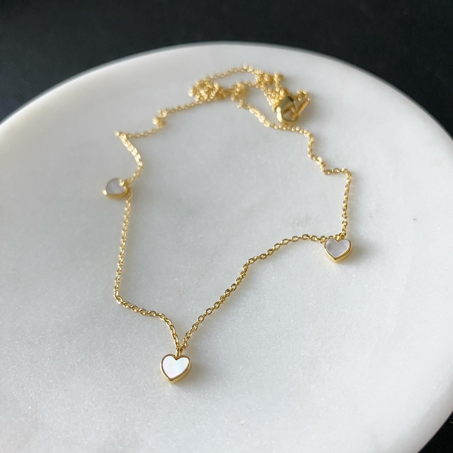Dangling Hearts Necklace