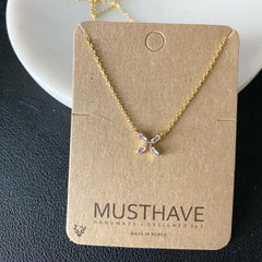 Pavé X Necklace