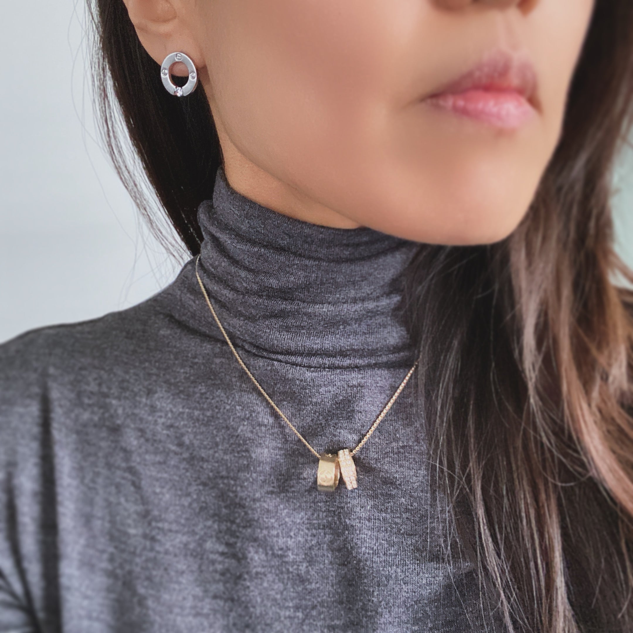 LOVE-ly Dual Barrel Necklace