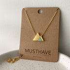 Mountain Range Gemstone Necklace