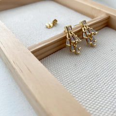 Dripping Burst Earrings