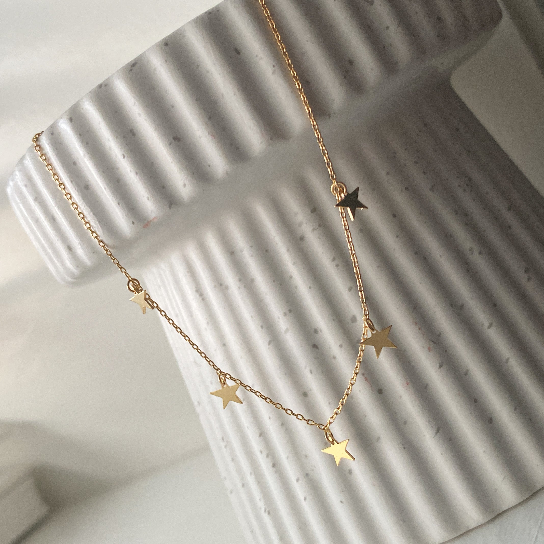 Mini Stars Dangle Necklace