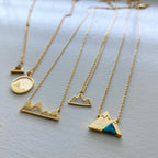 Mountain Range Gemstone Necklace