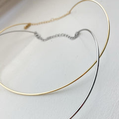 Ultra Thin Collar Necklace