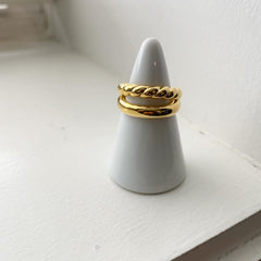 Braid Double Ring