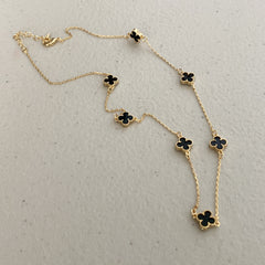 Clover 7 Motif Necklace