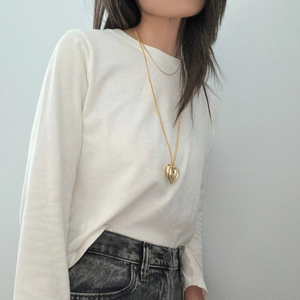 Classic Heart Long Necklace